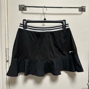 Slazenger Black Golf Skort with Striped Waistband